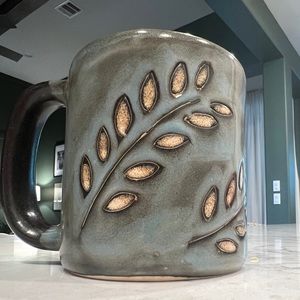 Designed by Mara Mexico Mug: Leaves